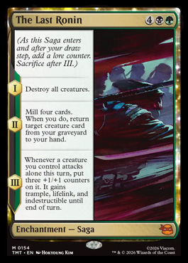 The Last Ronin - Teenage Mutant Ninja Turtles MTG spoiler