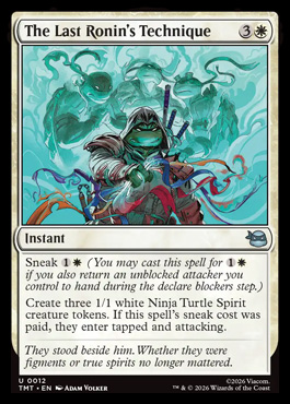 The Last Ronin's Technique - Teenage Mutant Ninja Turtles MTG spoiler