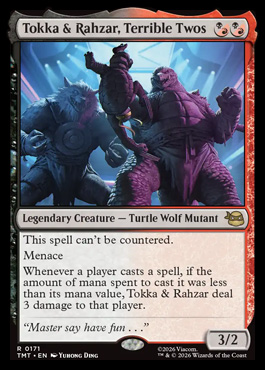 tokkaandrahzarterribletwos - Teenage Mutant Ninja Turtles MTG spoiler