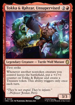 tokkaandrahzarunsupervised - Teenage Mutant Ninja Turtles MTG spoiler