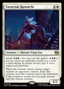 Turncoat Kunoichi - Teenage Mutant Ninja Turtles MTG spoiler