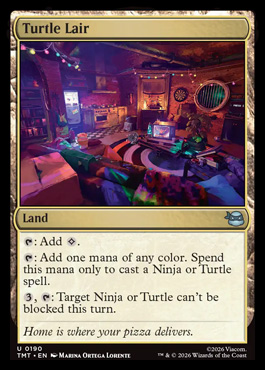 Turtle Lair - Teenage Mutant Ninja Turtles MTG spoiler