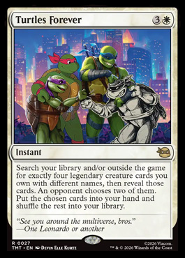 Turtles Forever - Teenage Mutant Ninja Turtles MTG spoiler