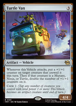 Turtle Van - Teenage Mutant Ninja Turtles MTG spoiler