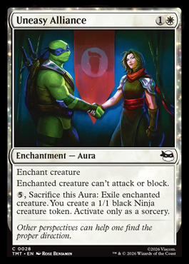 Uneasy Alliance - Teenage Mutant Ninja Turtles MTG spoiler