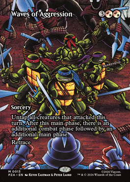 wavesofaggression - Teenage Mutant Ninja Turtles MTG spoiler