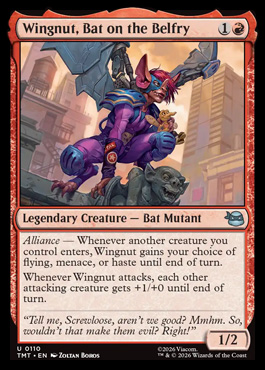 Wingnut, Bat on the Belfry - Teenage Mutant Ninja Turtles MTG spoiler